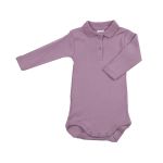 Petit Bateau. Polobody i lys lavendel til pige