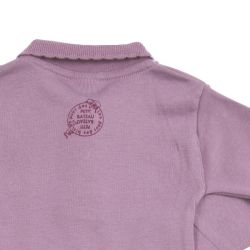 Petit Bateau. Polobody i lys lavendel til pige, bag